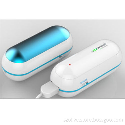 Battery powered portable heater with external power bank